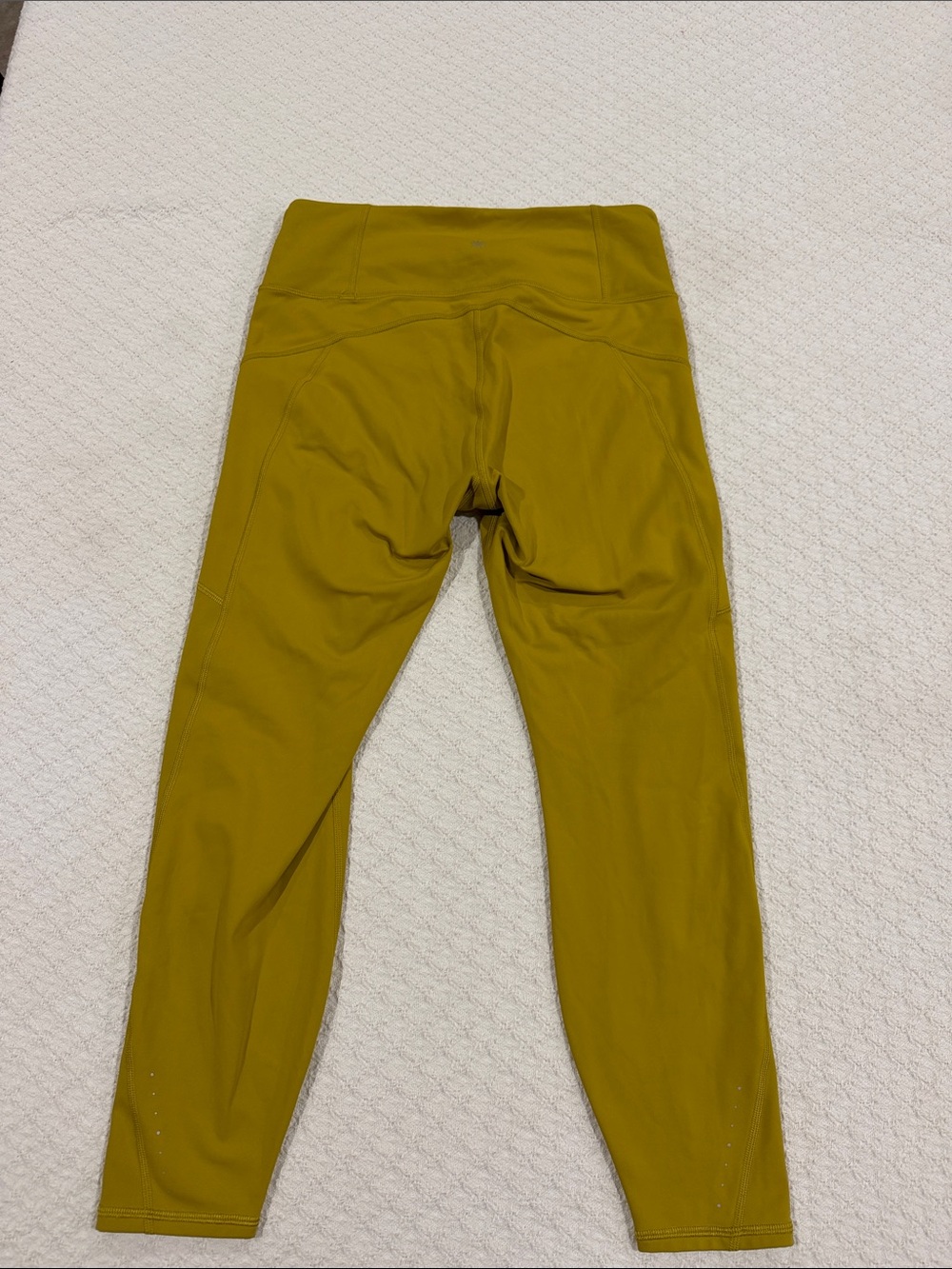 Athleta High-Waist Active Leggings in Mustard Yellow